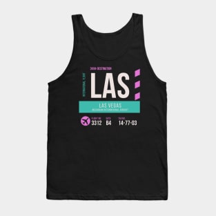 Las Vegas Airport Stylish Luggage Tag (LAS) Tank Top